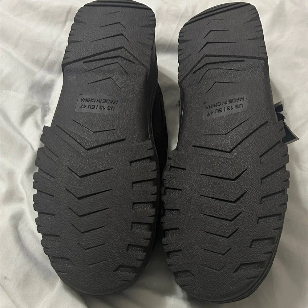 Eddie Bauer Men's Brown Moccasin Slippers size 13 - Picture 3 of 4